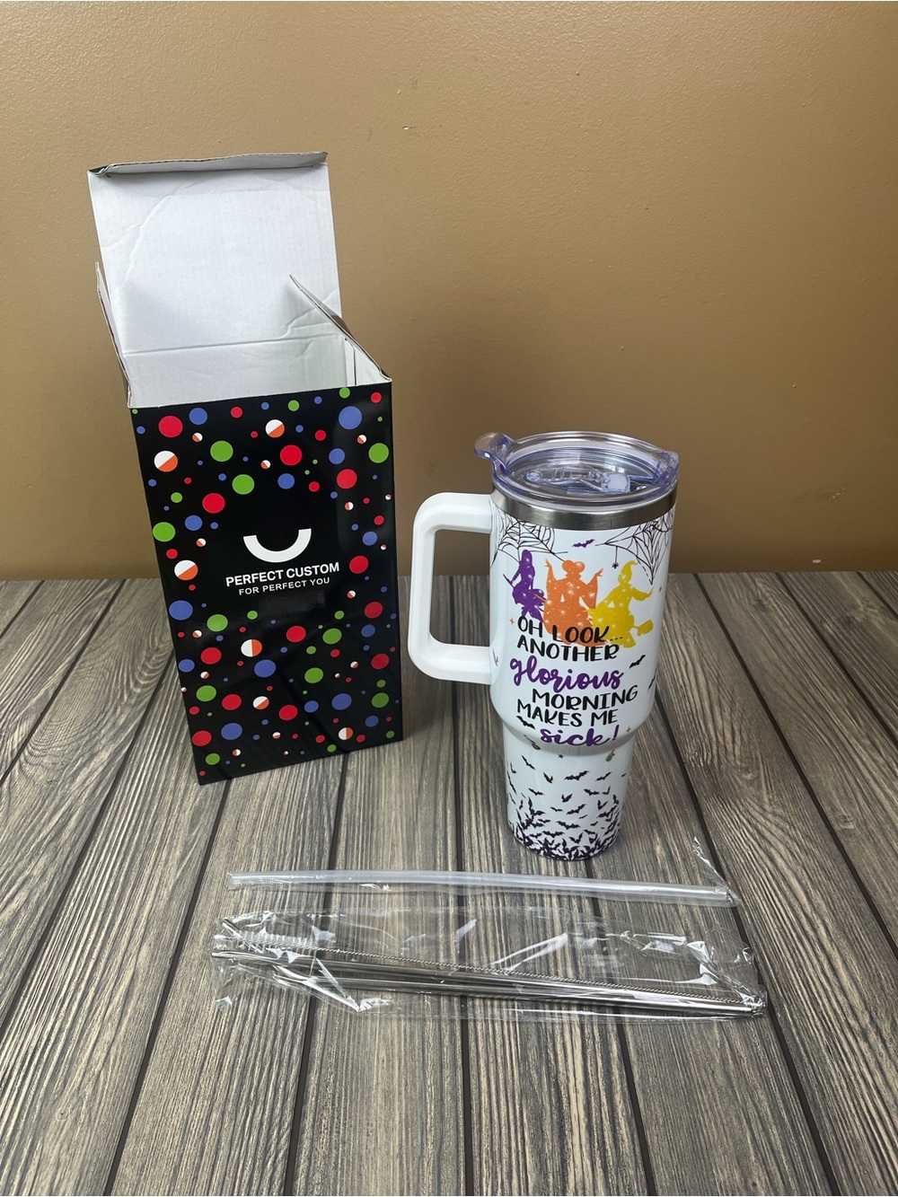 NEW Hocus Pocus Halloween Tumbler Water Bottle